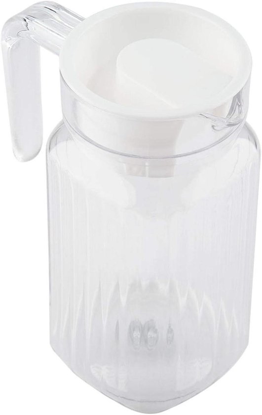 Transparante ijskruik met deksel voor thuisgebruik en bar - Plastic fles (500ML)
