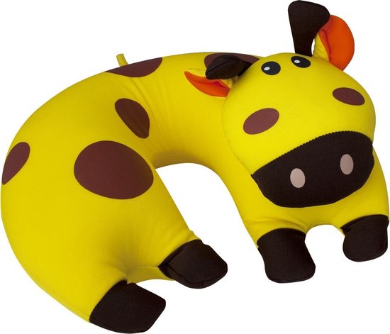 Travelsafe Nekkussen voor Kinderen - Giraf - Geel - 28 cm van T