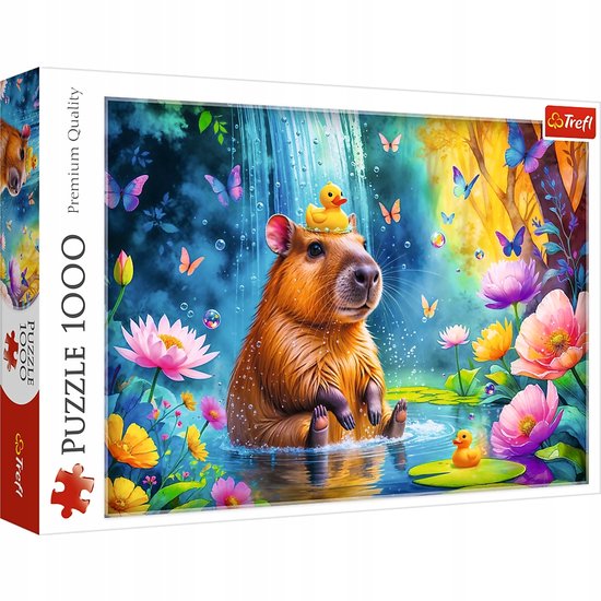 Trefl Capibara Puzzel 1000 Stukken - Adembnemend Natuurlandschap van Merkloos