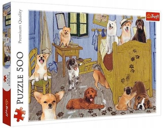 Trefl puzzel 500 stukjes - Van Goghs Kamer: Hondse Revolutie van Trefl