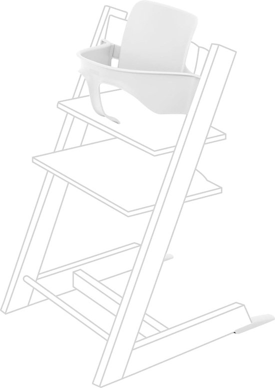 Tripp Trapp Baby Set Stokke Wit Afneembare zitting 6-36 maanden - Kinderstoel van T
