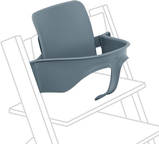 Tripp Trapp Baby Set van Stokke, Fjord Blue - Maak van de Tripp Trapp-stoel een kinderstoel - Afneembare zitting voor 6-36 maanden - Past bij Tripp Trapp-modellen van na mei 2006
