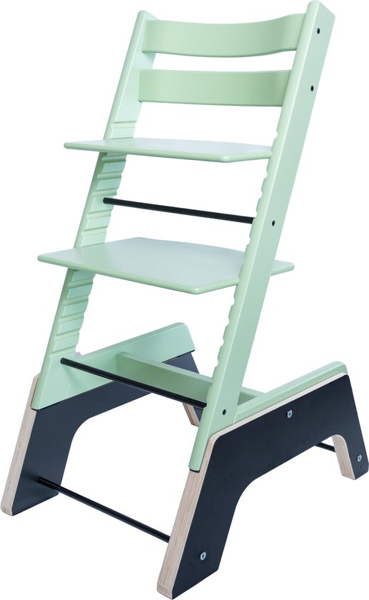 Tripp Trapp Kinderstoel Verhoger voor Kookeiland en Keukenbar - Boosterme - Hout - Zwart van Merkloos