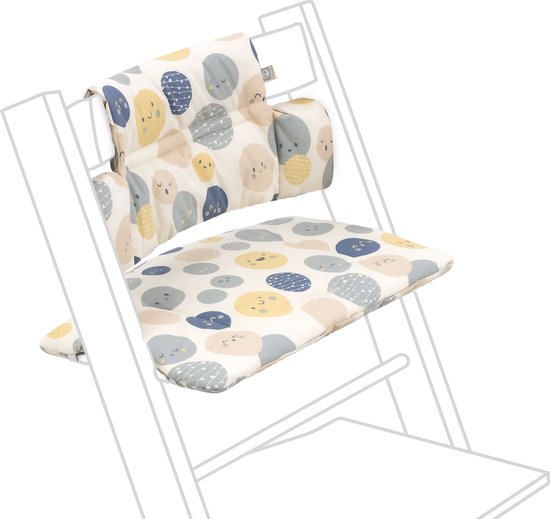 Tripp Trapp Klassiek kussen, Soul System - Combineer met de Tripp Trapp stoelvoor ondersteuning en comfort - Machinewasbaar - Past op alle Tripp Trapp stoelen van Stokke