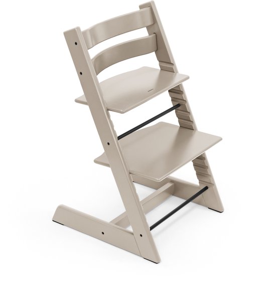 Tripp Trapp stoel van Stokke, Cashmere Grey - verstelbare, converteerbare stoel voor peuters, kinderen en volwassenen - handig, comfortabel en ergonomisch - klassiek ontwerp van Merkloos