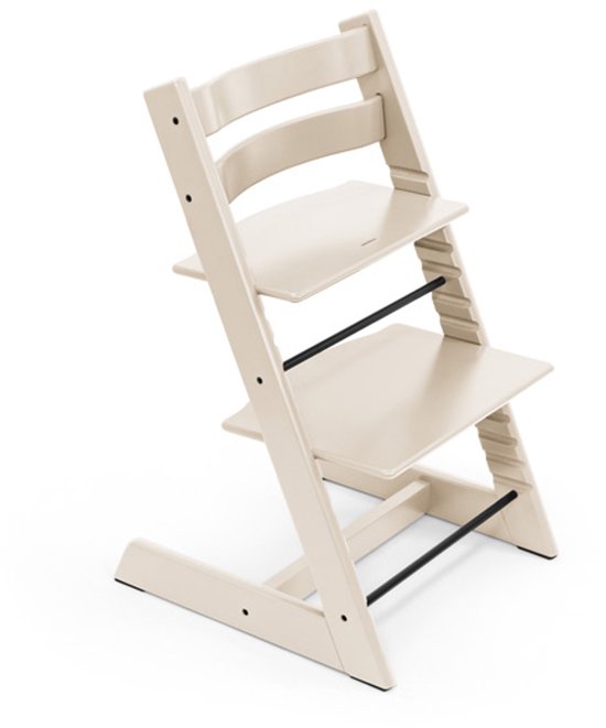 Tripp Trapp stoel van Stokke, Vanilla White - verstelbare, converteerbare stoel voor peuters, kinderen en volwassenen - handig, comfortabel en ergonomisch - klassiek ontwerp van Merkloos