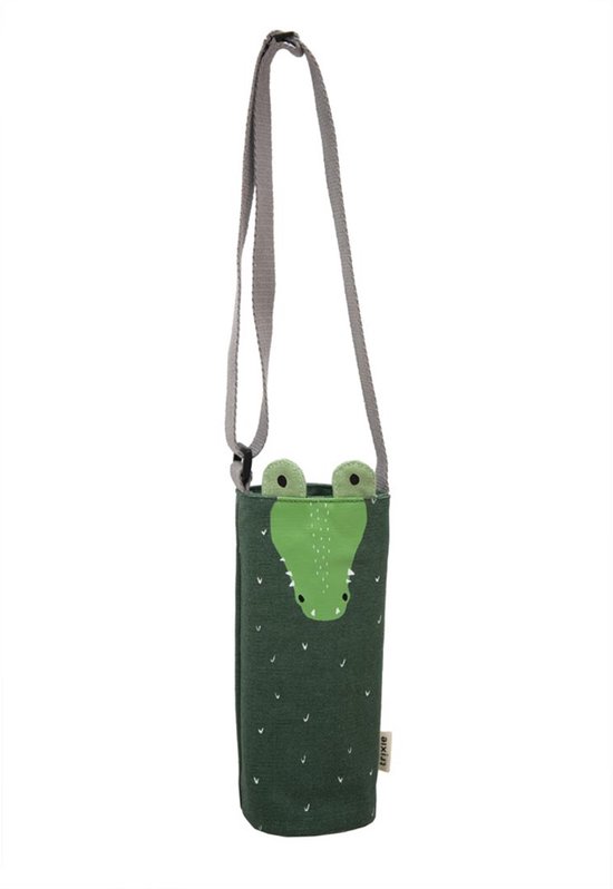 Trixie Drinkfleshouder - Mr. Crocodile - Thermische Fleshouder - Voor 350 & 500 ML Drinkfles - Groen - Krokodil van Merkloos