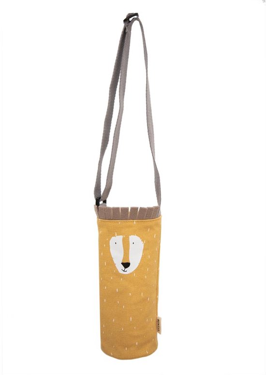 Trixie Drinkfleshouder - Mr. Lion - Thermische Fleshouder - Voor 350 & 500 ML Drinkfles - Geel - Leeuw