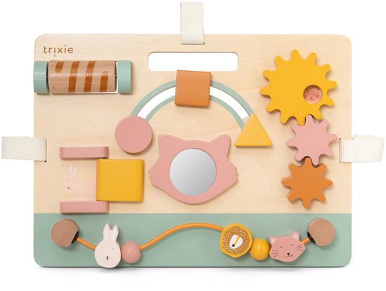 Trixie houten activiteitenpaneel - Mrs. Cat - 6m+ - FSC hout - Leuk als Kraamcadeau van Trixie