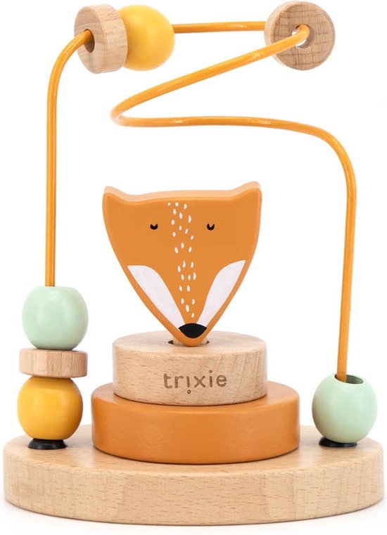 Trixie - Houten Kralenframe - Baby Activity Toys - Mr Fox van Trixie