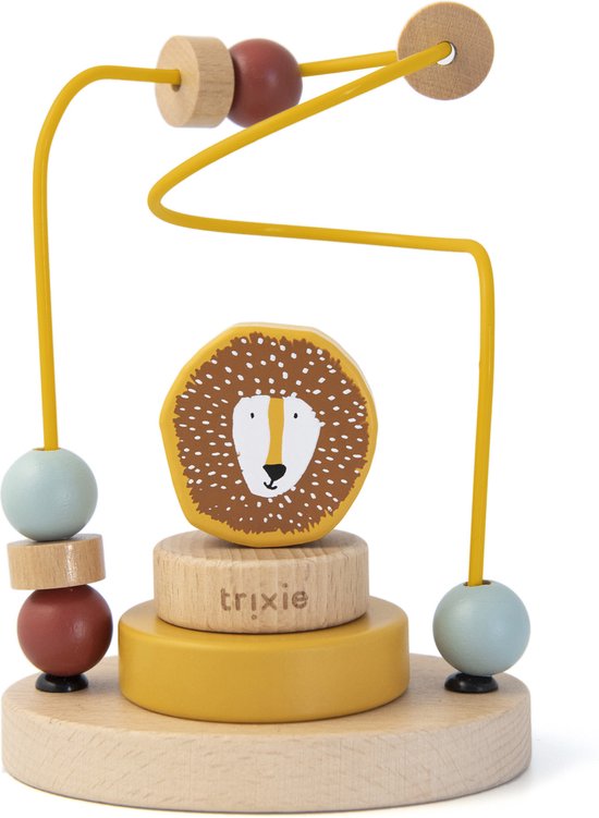 Trixie - Houten Kralenframe - Baby Activity Toys - Mr Lion van Trixie