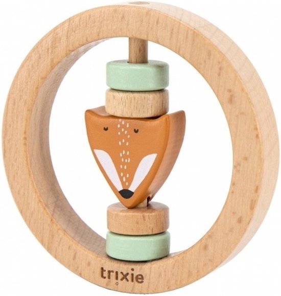 Trixie Houten ronde rammelaar - Mr. Fox van Trixie