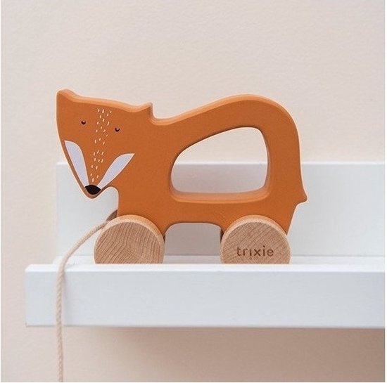 Trixie - Houten trekspeeltje - Houten speelgoed - Mr Fox van Trixie