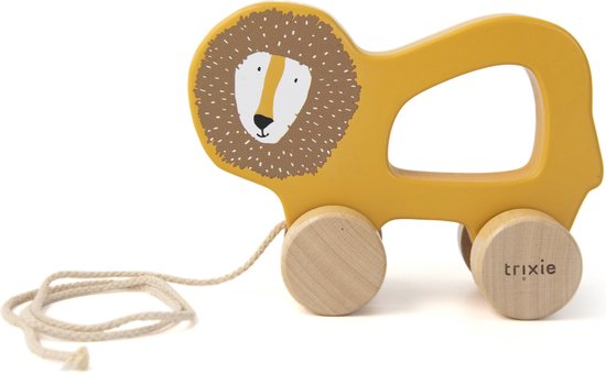 Trixie - Houten trekspeeltje - Houten speelgoed - Mr Lion van Trixie