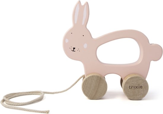 Trixie Houten trekspeeltje - Mrs. Rabbit van Trixie
