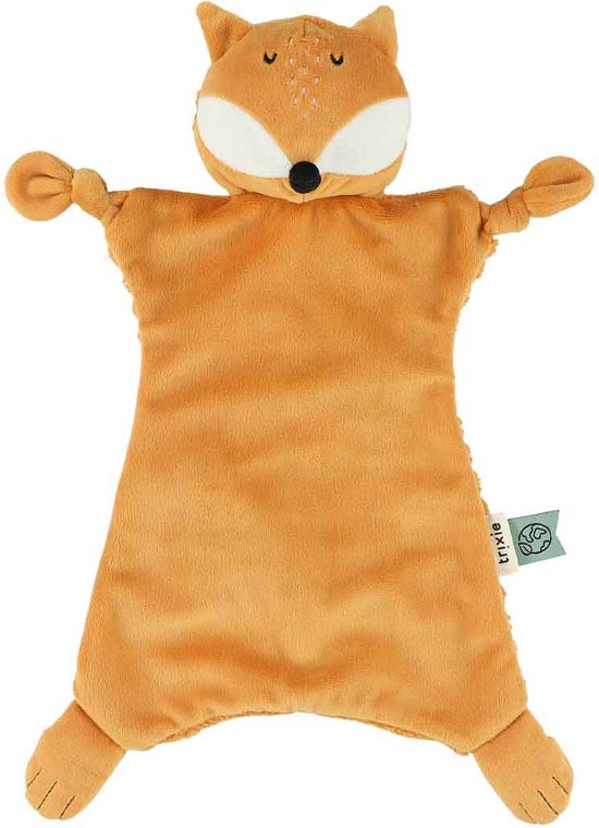 Trixie Mr. Fox Knuffeldoekje – Ribfluweel – Met speenlus - Ideaal als geboortegeschenk