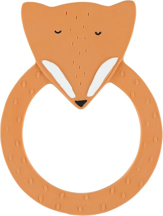Trixie Natuurlijk rubber ronde bijtring - Mr. Fox van Trixie