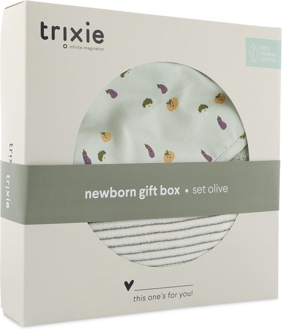 Trixie Newborn geschenkdoos L - Friendly Vegetables. van Trixie