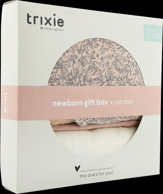 Trixie Newborn Geschenkdoos L Lovely Leaves van Trixie