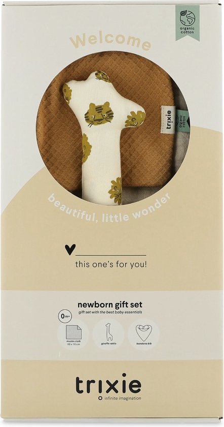 Trixie Newborn Geschenkdoos M Lucky Leopard van Trixie