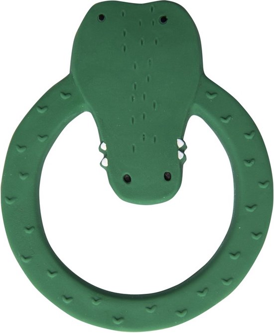Trixie - Ronde bijtring natuurlijk rubber - Mr. Crocodile van Trixie