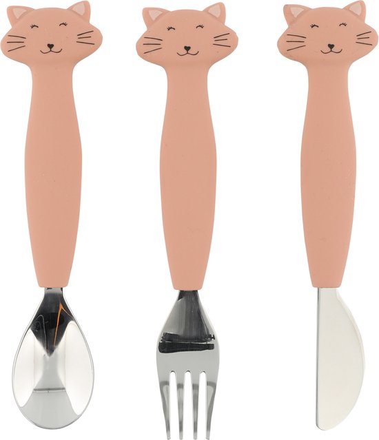 Trixie Silicone Bestek Set 3-Pack | Mrs. Cat van Trixie