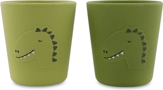 Trixie Silicone cup 2-pack - Mr. Dino van Trixie