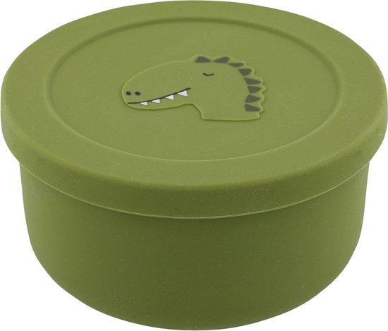Trixie Silicone snack pot with lid - Mr. Dino van Trixie