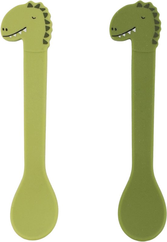 Trixie Silicone spoon 2-pack - Mr. Dino van Trixie