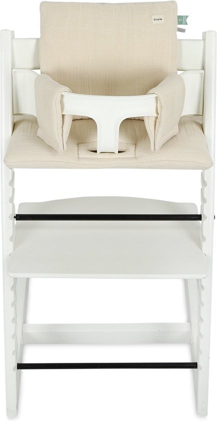 Trixie Stoelverkleiner - Bliss Beige - Perfect voor Stokke TrippTrapp - Eetstoelkussen - Beige