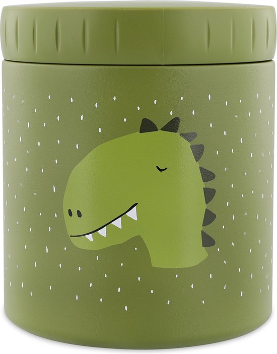Trixie Thermos container - Mr. Dino - Thermo lunchpot voor kinderen - 500 ML - RVS Lunchbox - Groen van Trixie