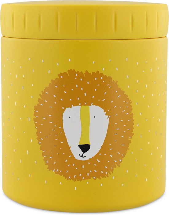Trixie Thermos container - Mr. Lion - Thermo lunchpot voor kinderen - 500 ML - RVS Lunchbox - Geel van Trixie