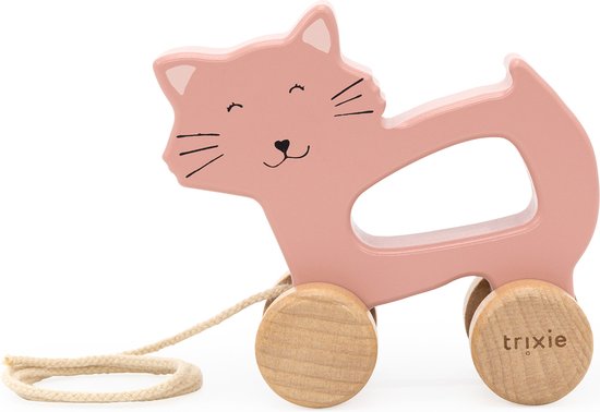 Trixie Wooden pull along toy - Mrs. Cat van Trixie