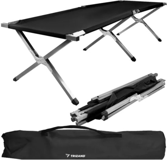 Trizand Kampeerbed - Veldbed - Solide en Comfortabel - 23190 Cantilever STRONG COMFORT BED van Trizand
