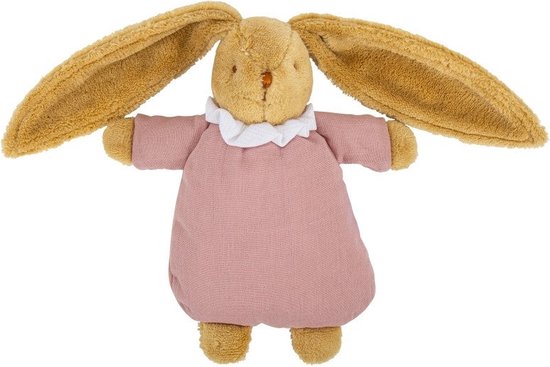 Trousselier Konijn Engelnest Knuffel Biologisch Katoen Oudroze 20Cm van Merkloos