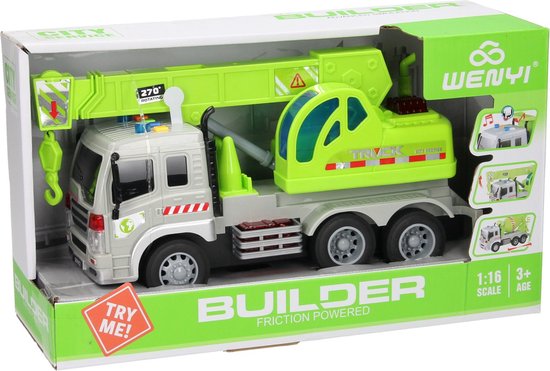 Truck met Haakarm met Licht en Geluid van Play-Doh