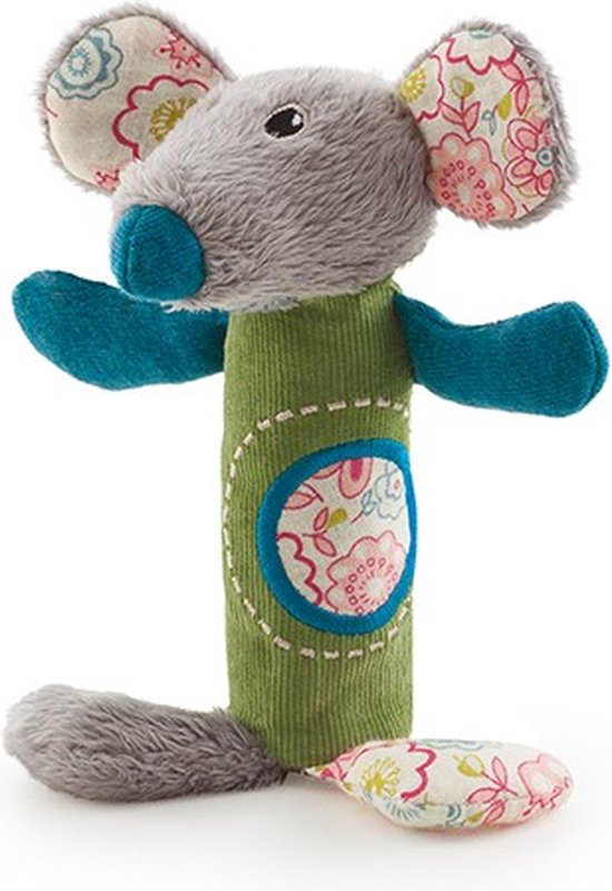 Trudi Knijp Knuffel Muis Archibald 15 Cm Grijs van T