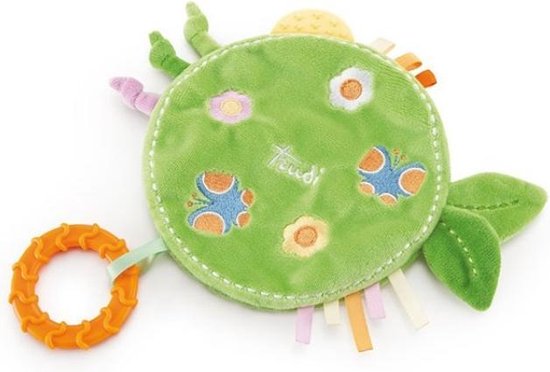 Trudi Knuffeldoek Met Bijtring Groen 14 Cm van T