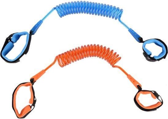 Tuigje Voor Kinderen - Polstuige - Kinder Tuigje - Looplijn Peuter - Blauw - 1.5 Meter van T