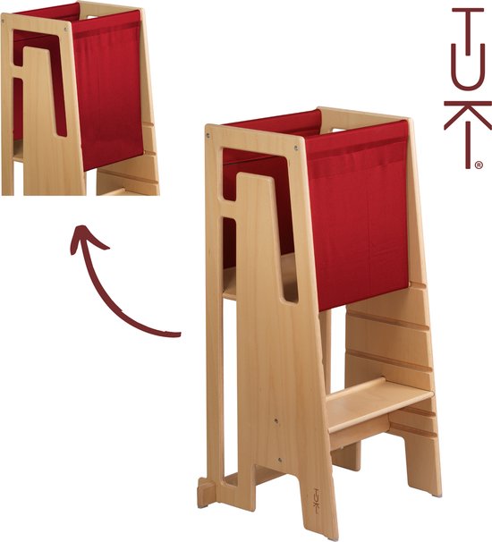 Tuki® Discovery Cloth bordeaux van Merkloos