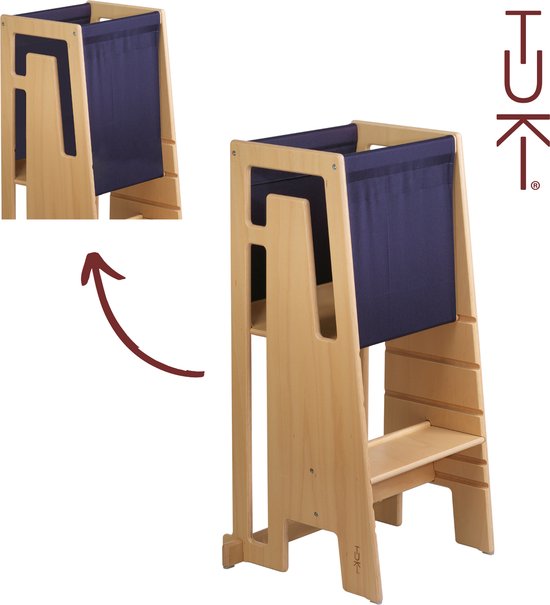 Tuki® Discovery Cloth navy van Merkloos