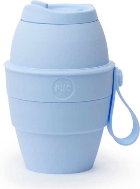 Tumbler ‘PUCCUP’ (Sky) - Liquid Silicone Collapsible Cup 473ml [Korean Products] van T