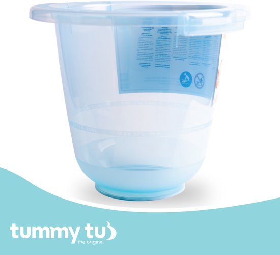 Tummy Tub Original  | Blue | Blauw  - Baby Bad | Emmer |  Bademmer | New born van Tummy Tub