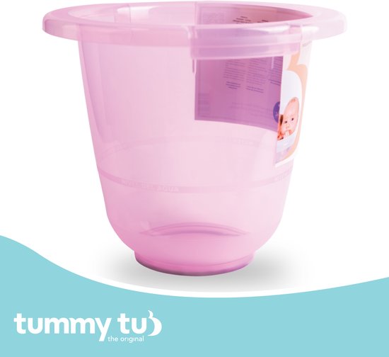 Tummy Tub Original - Pink - Roze - Baby Bad - Emmer - Bademmer - New born van Tummy Tub