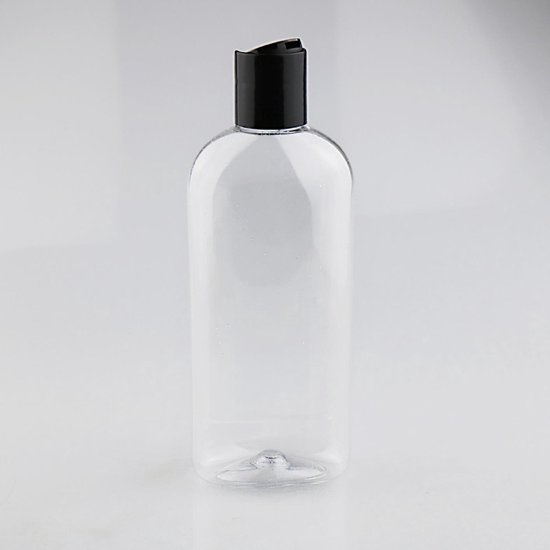 TuseRxln Doorzichtige Plastic Navulbare Flessen - Reisflessen - 250 Ml Lekvrij Ontwerp Draagbaar - 6 Stuks - Voor Cosmetica Camping Reizen Wit Zwart van Merkloos