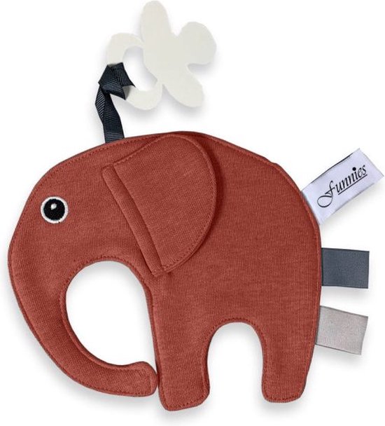 Tutpopje/Speendoekje Olifantje Copper/Funnies van T