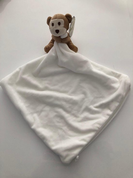 Tutteldoekje aap geborduurd van T