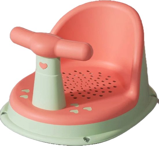 Twinky® Badzitje voor Baby Incl. 4 zuignappen - Badring met Stuur - Hoge rugsteun - Vanaf 6 maanden - Bath Seat van Merkloos