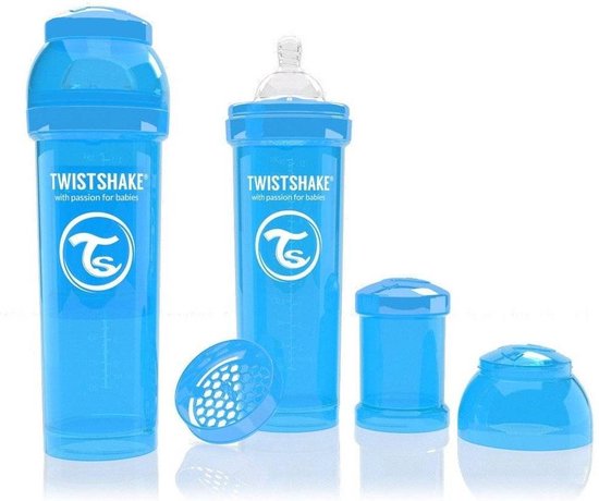 Twistshake Anti-colic babyfles - Aqua - 330ml