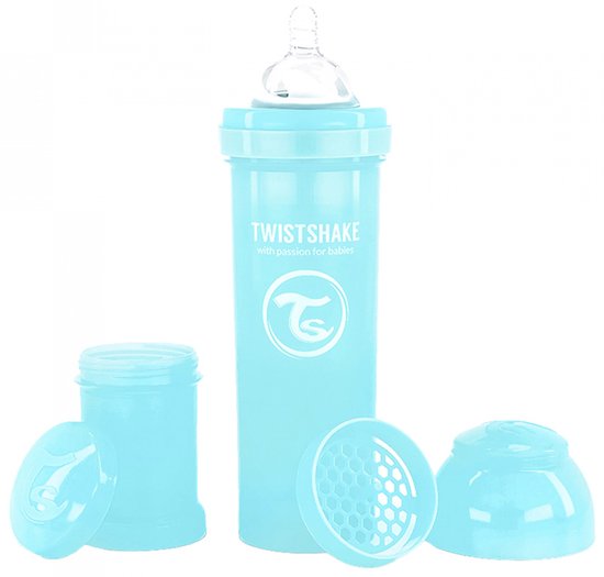 Twistshake Babyfles 330ml Pastel Blue